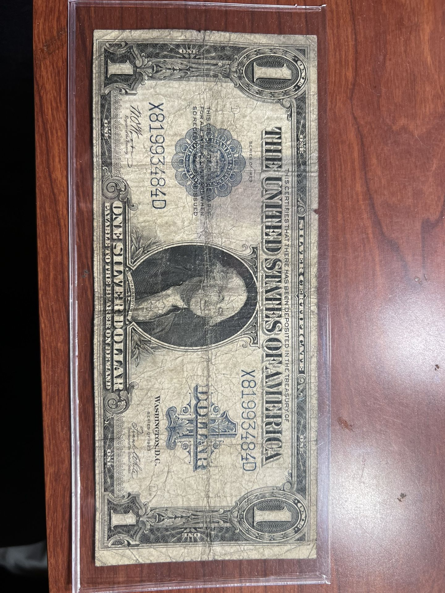 Horse Blanket Note 1923