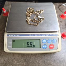 24" Rope Chain 10k 6.8 Gr