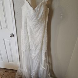 Wedding Dress Only Wear Once Size 2XL