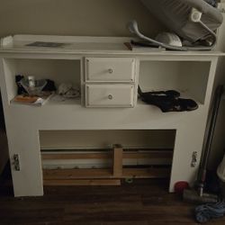 Queen Sized Bed Frame With Headboard.
