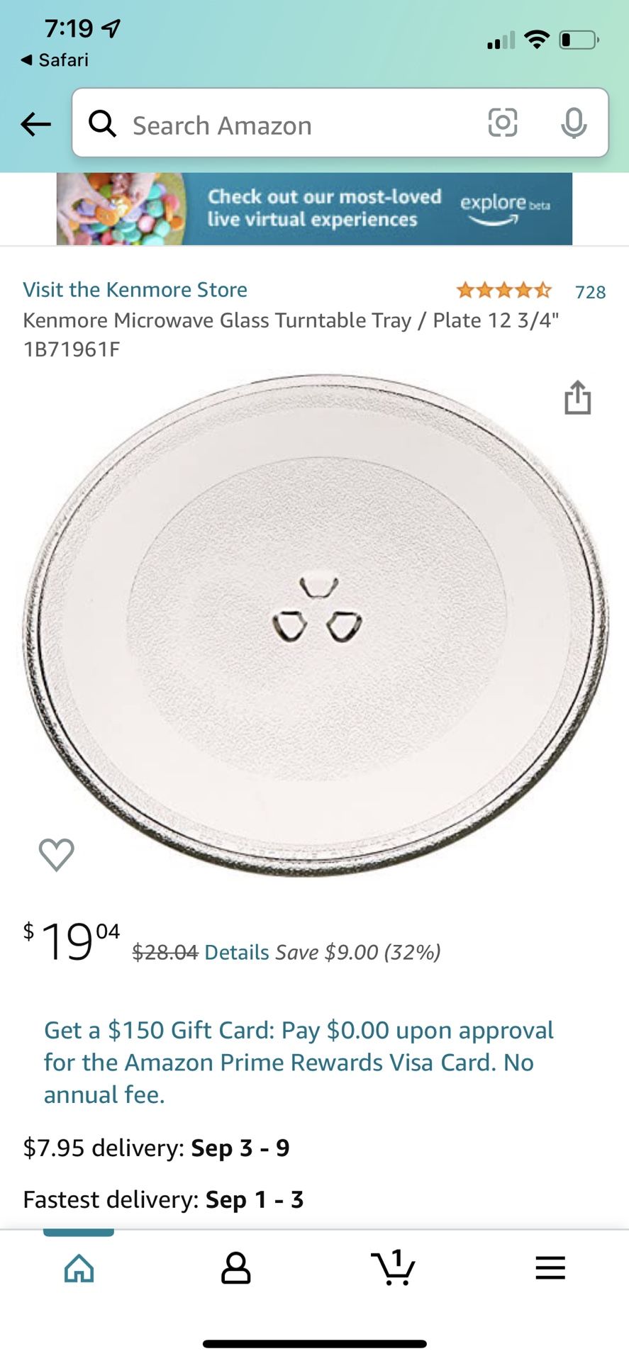 Microwave Glass Plate