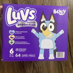 Luvs Diapers Box Size 6 