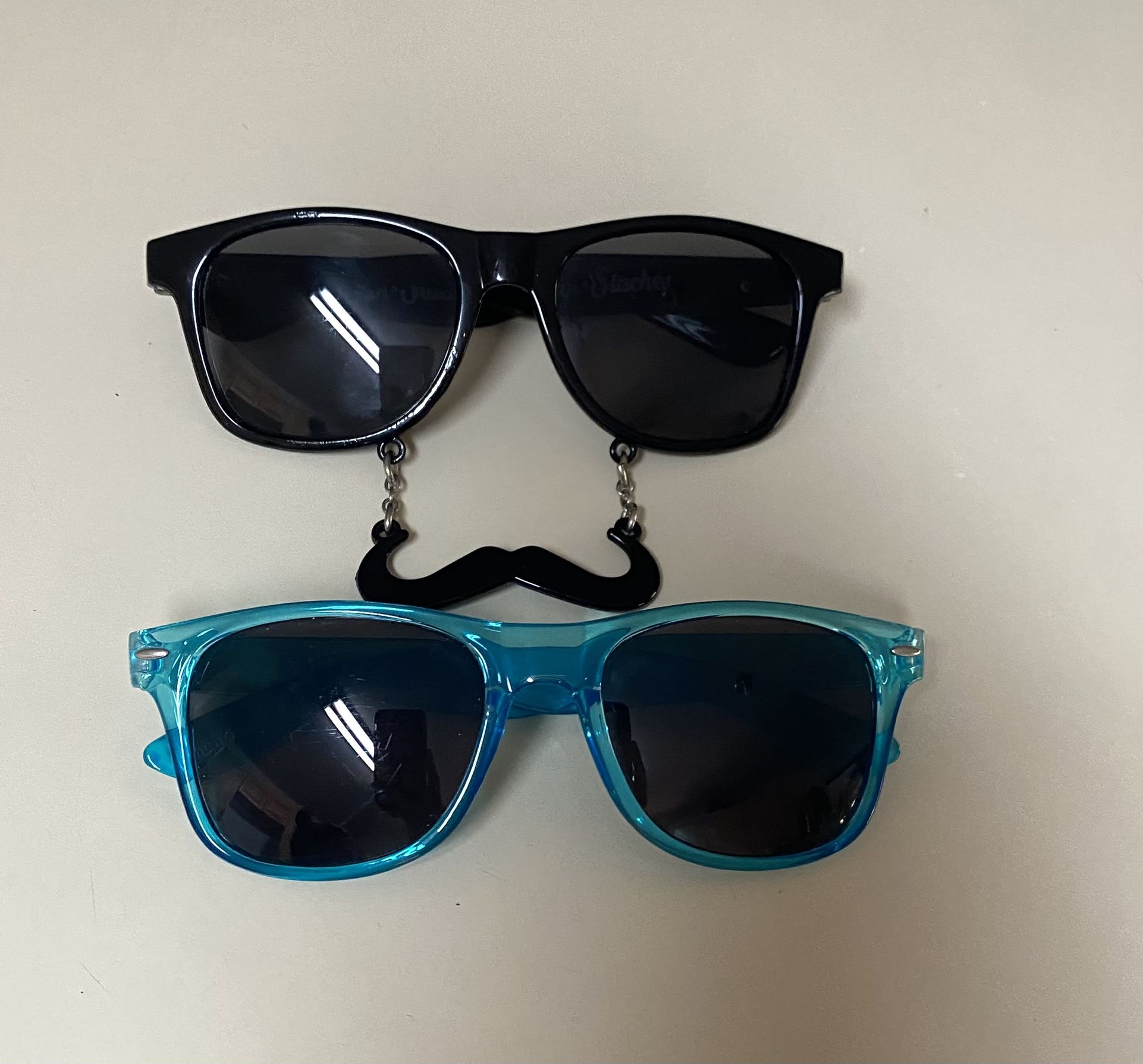 Joyful and Mustache glasses from 2014