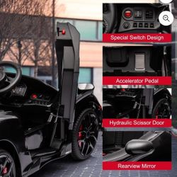  Electric Ride on Car for Kids, Licensed McLaren765LT 12V Ride on Toy