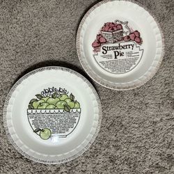 Royal China Jeannette Pie Dishes 