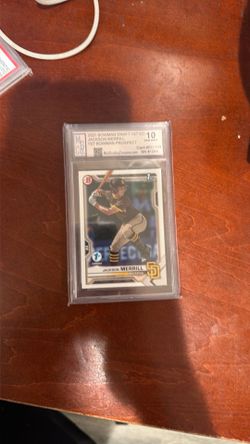2021 Bowman Draft Jackson Merrill Graded Gem Mint 10 MCG
