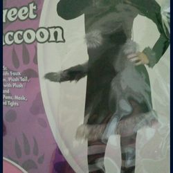 Girls Racoon Halloween 🎃 Costume