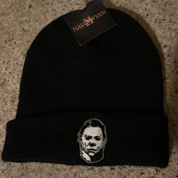 Embroidered Michael Myers Halloween Beanie 