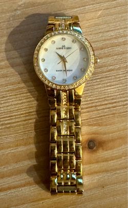 Anne Klein women's gold-tone fashion watch