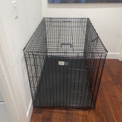 Single Door Collapsible Dog Cage Xl 48”L x 30” W x 32” H 