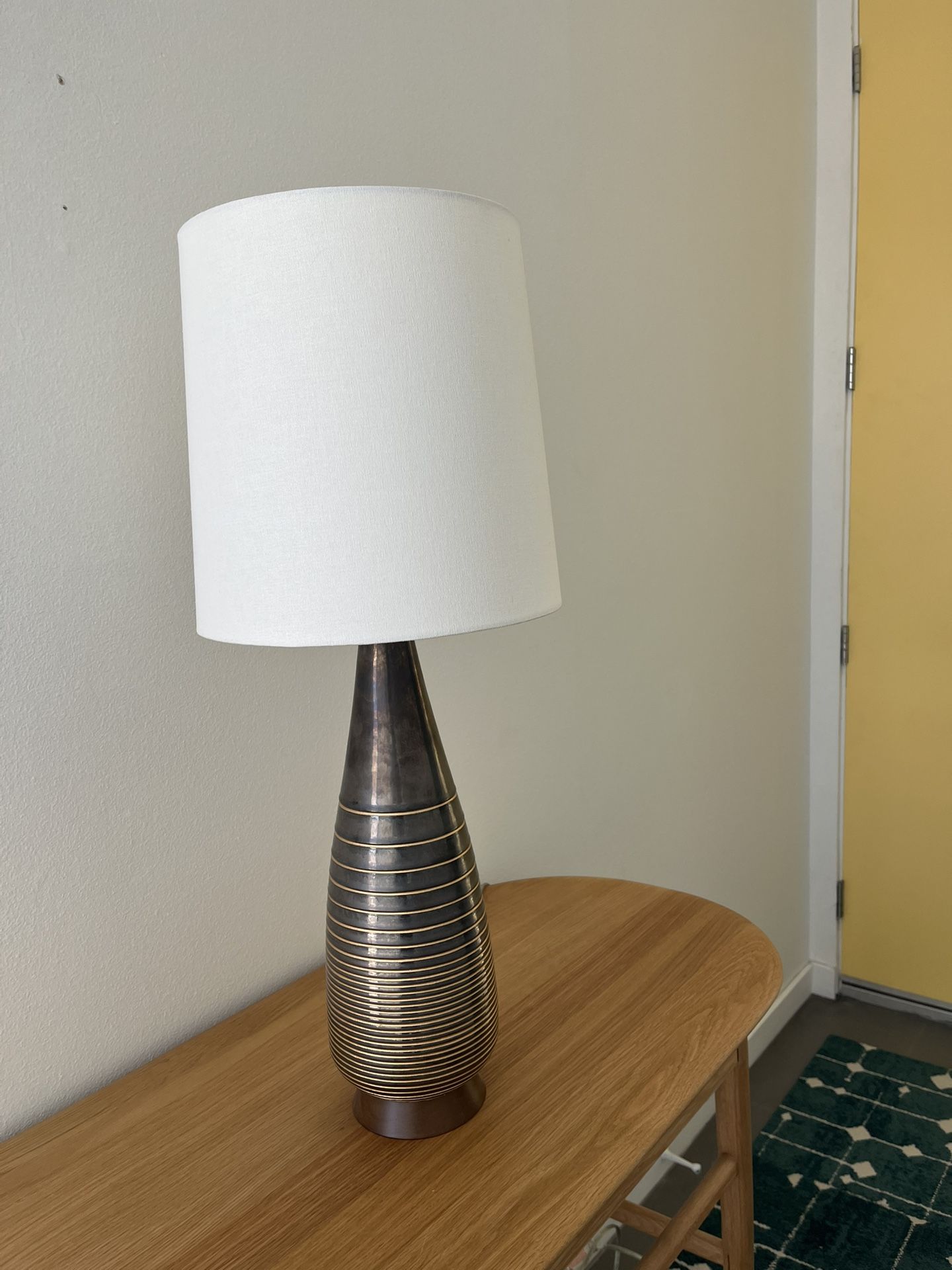 West Elm ceramic glaze Lamp