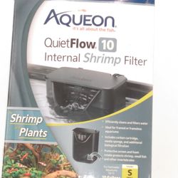 Aqueon Quiet Flow 10 Internal Shrimp/Plants Filter