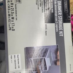 EVERBILT  2 DRAWER STORAGE KIT  /  Kit De Almacenaje Con 2 Cajones.