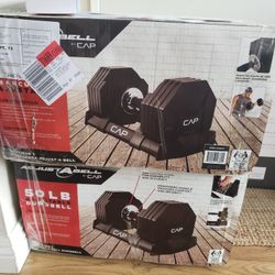 New Adjustable Dumbell Dumbells 50lb 