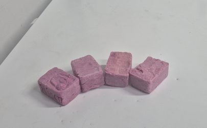 Handmade Unscented Red Soap Bars (5 available)