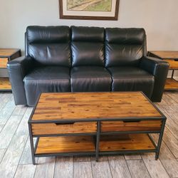 2 Side Tables & Coffee Table Set