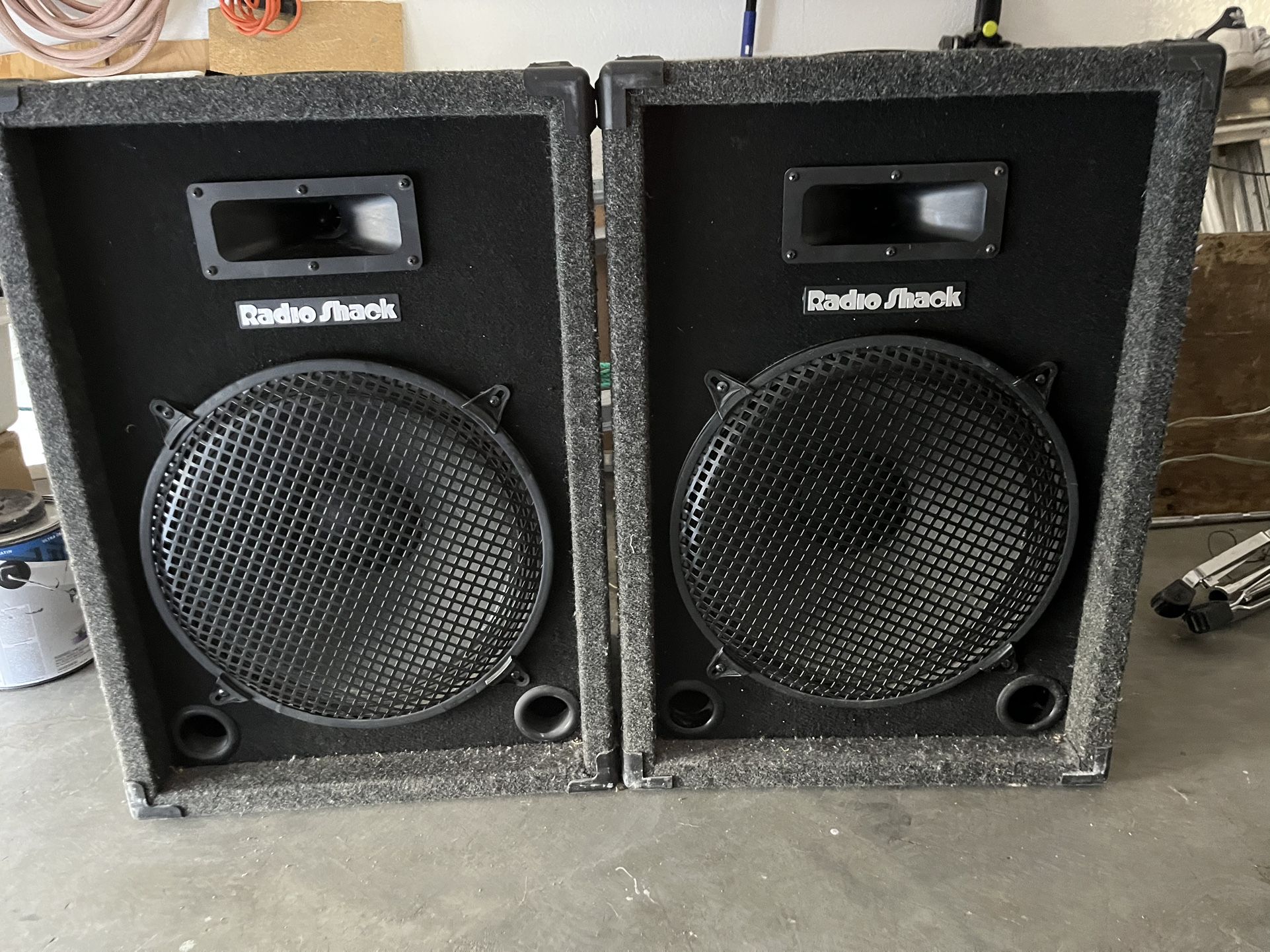 Pair Of Radio Shack PA115 Speakers
