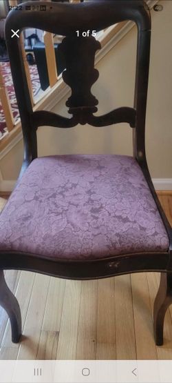 Chair--Vintage 1860 Mahogany wood