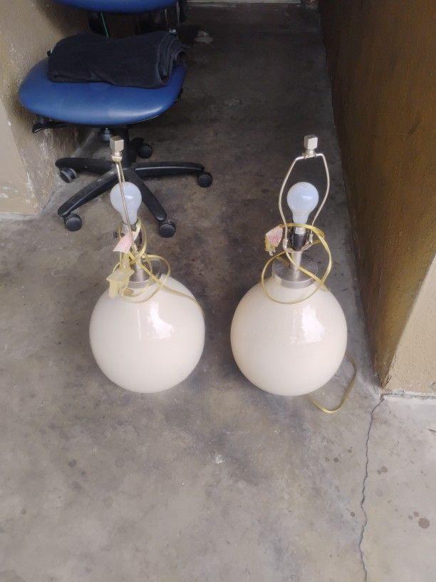 Beautiful Lamps!!! The Right Shopper Can Find Shades To Match