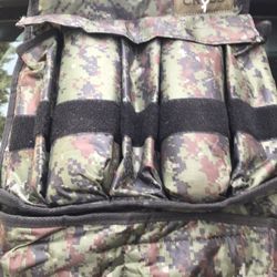Camouflage weight vest