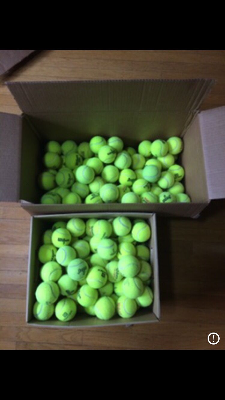 Tennis balls - used 100 for $35 or 200 for $60
