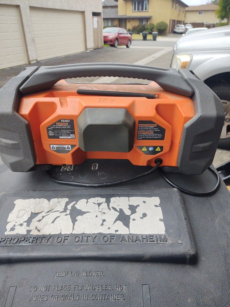 Ridgid. Blue Tooth Radio