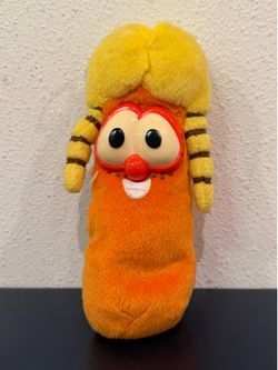 Vintage Gund Veggie Tales Laura Carrot Plush