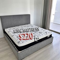 New king mattress only $220