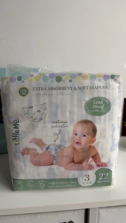 Diapers Size 3, 22 count