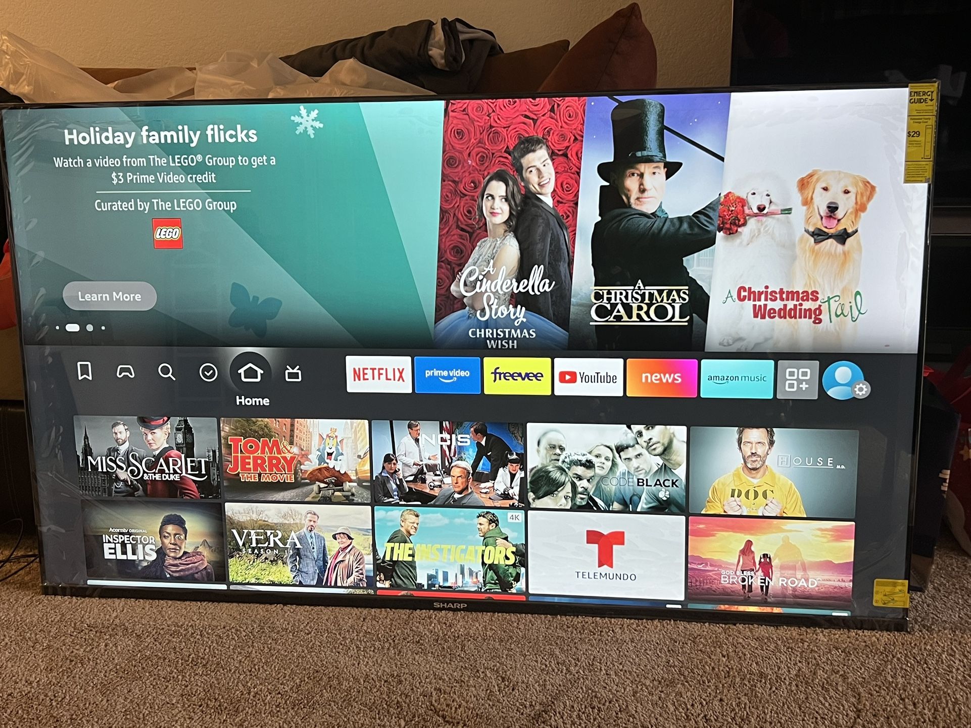 Sharp 65 Inch Commercial TV