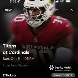Cardinals vs Titans 