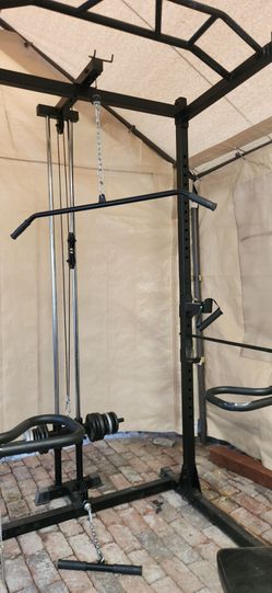 Power rack pulley down