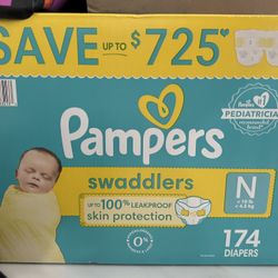 Pampers size NB (174 Cnt) & Honest Size 3 (27 Cnt)