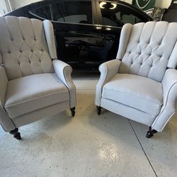 Decorative reclining chairs