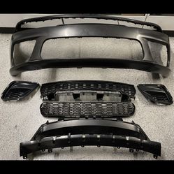 SRT Widebody Hellcat Style Bumper Conversion Kit For 15-22 Dodge Charger