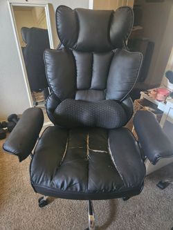 Black Faux Leather Executive Office, Computer Gaming Chair