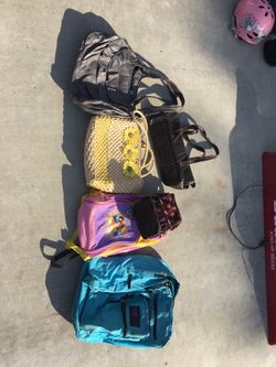 Purses and backpacks