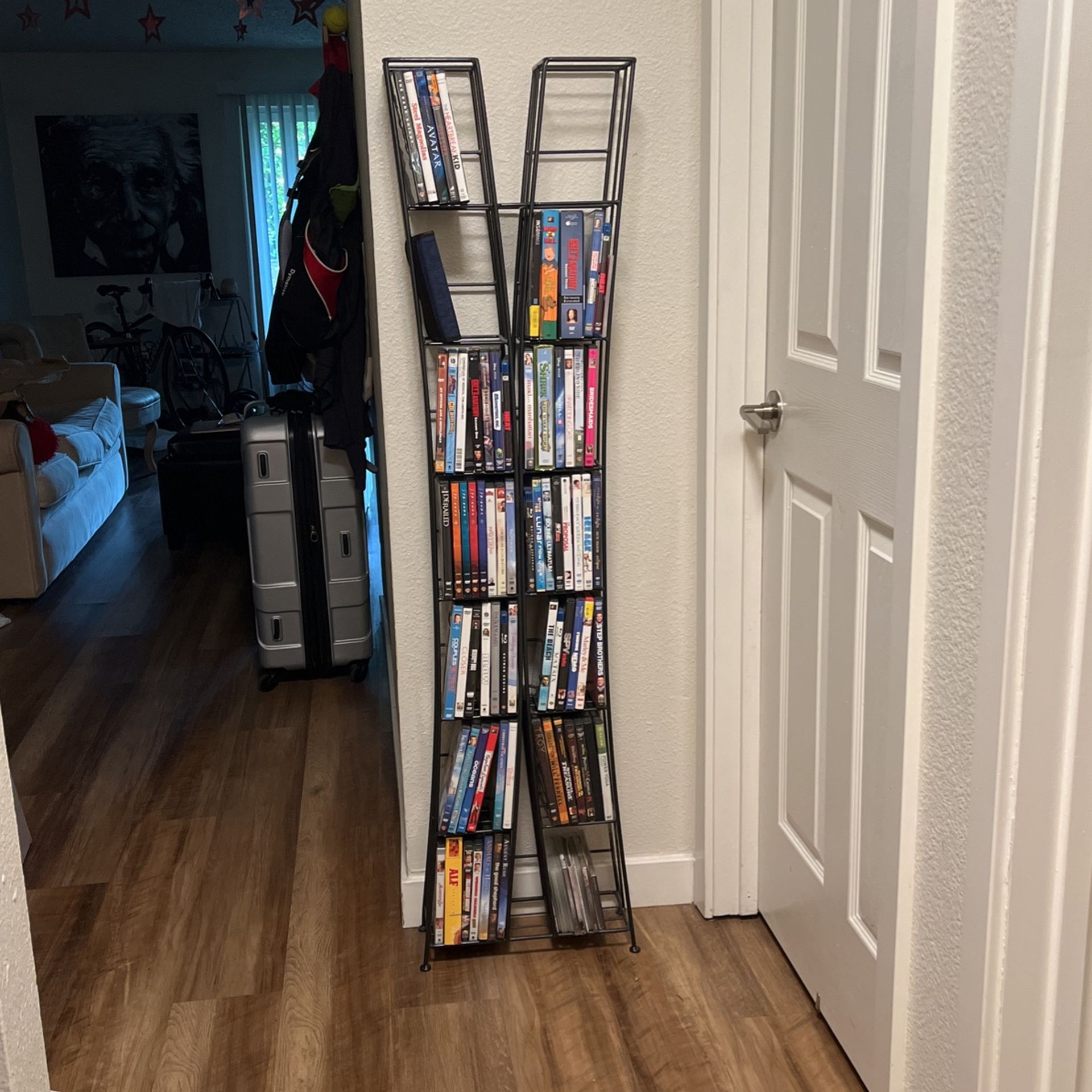 DVDs + Rack