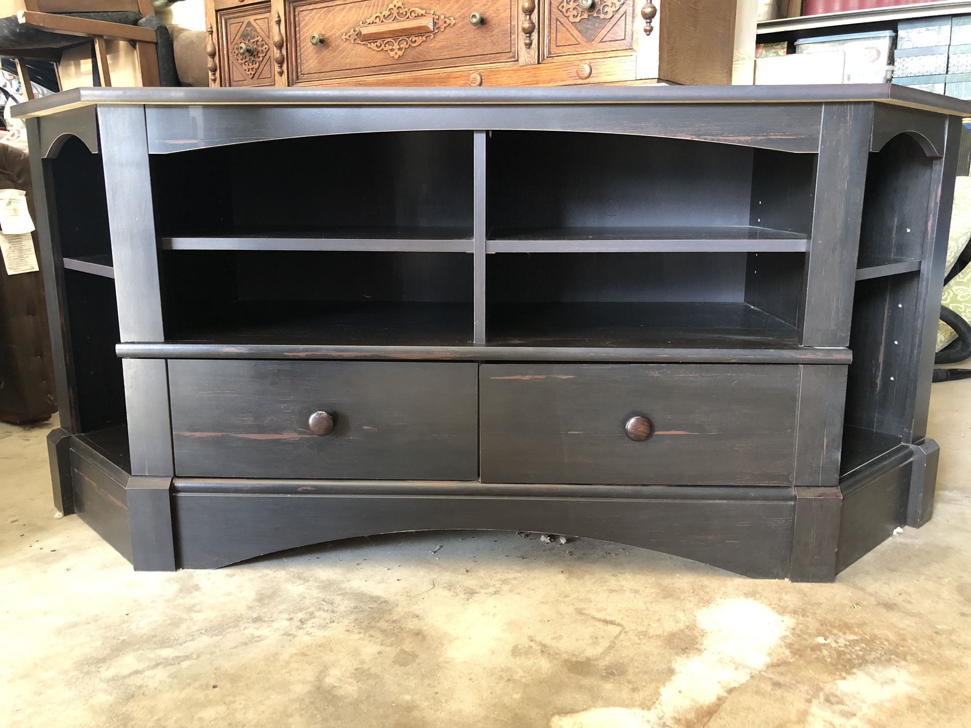 FREE-Corner TV stand with storage