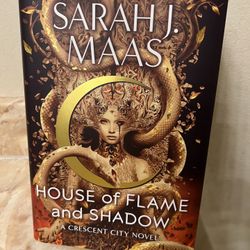 House of Flame and Shadow by Sarah J. Maas, Hardcover.
