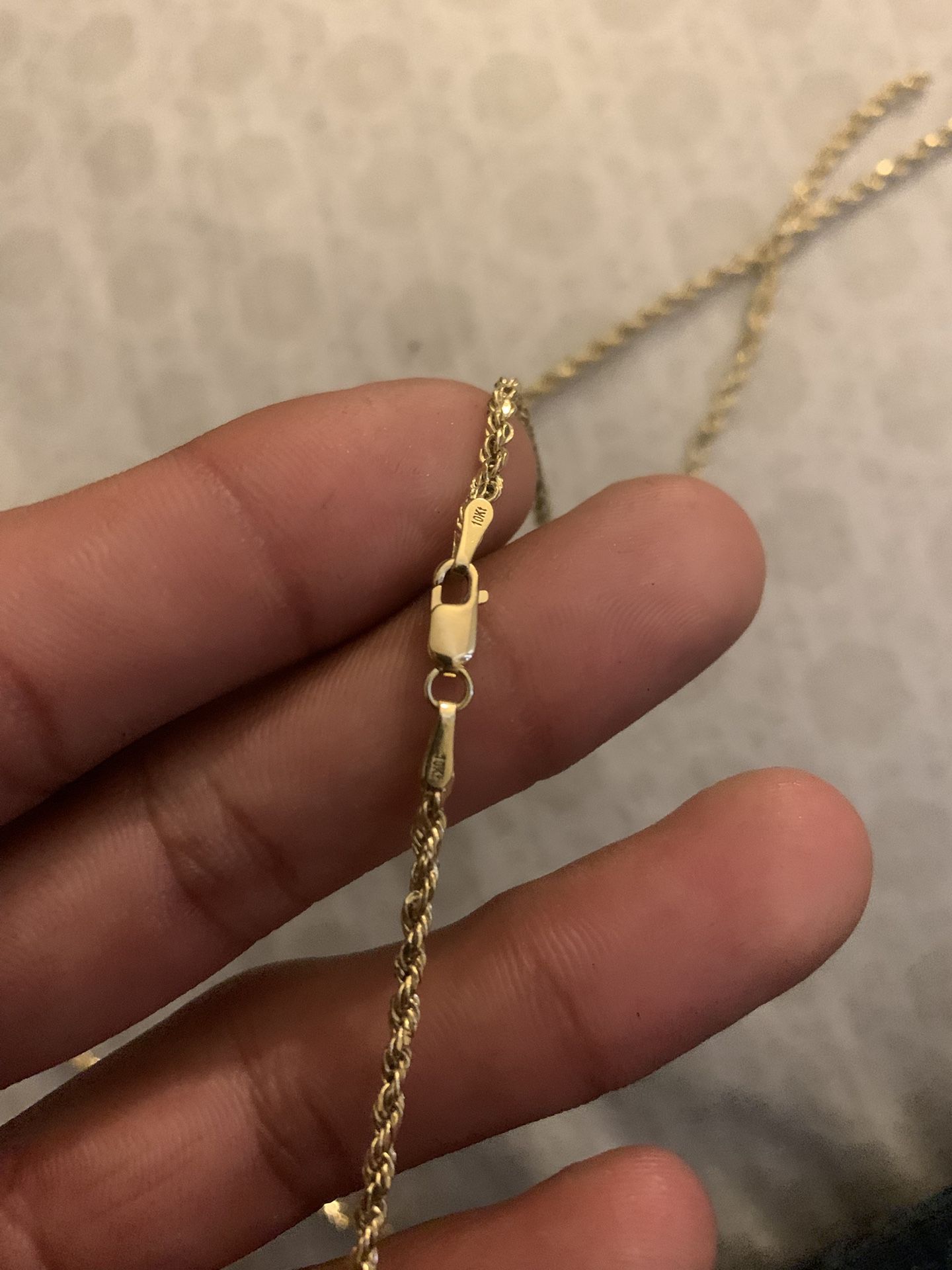 10k Gold Rope Chain