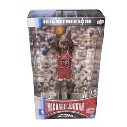 MICHAEL JORDAN BOBBLE/FIGURE. 1998 NBA FINALS GAME WINNING LAST SHOT!!