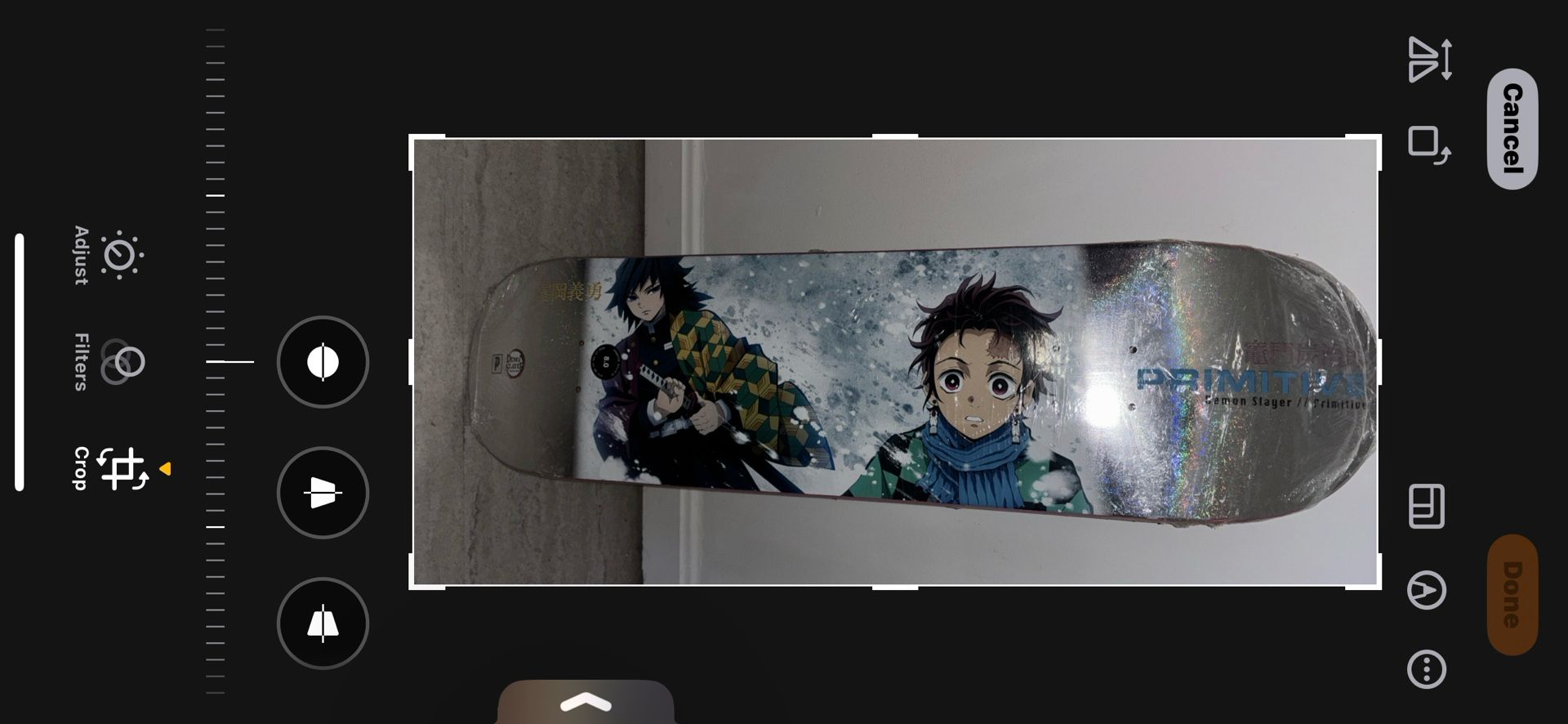 Primitive x Demon Slayer Team 8.0" Holographic Limited Edition Skateboard Deck