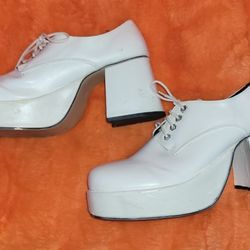 70's Groovy Mens Platform Shoes Size 11 Halloween