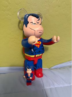Superman bearbrick 100% and 400%