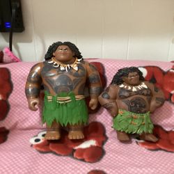 Maui Action Figure Lot Of 2 