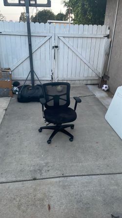 Large black office char