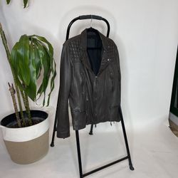 All Saints Rowley Leather Biker Jacket - $300