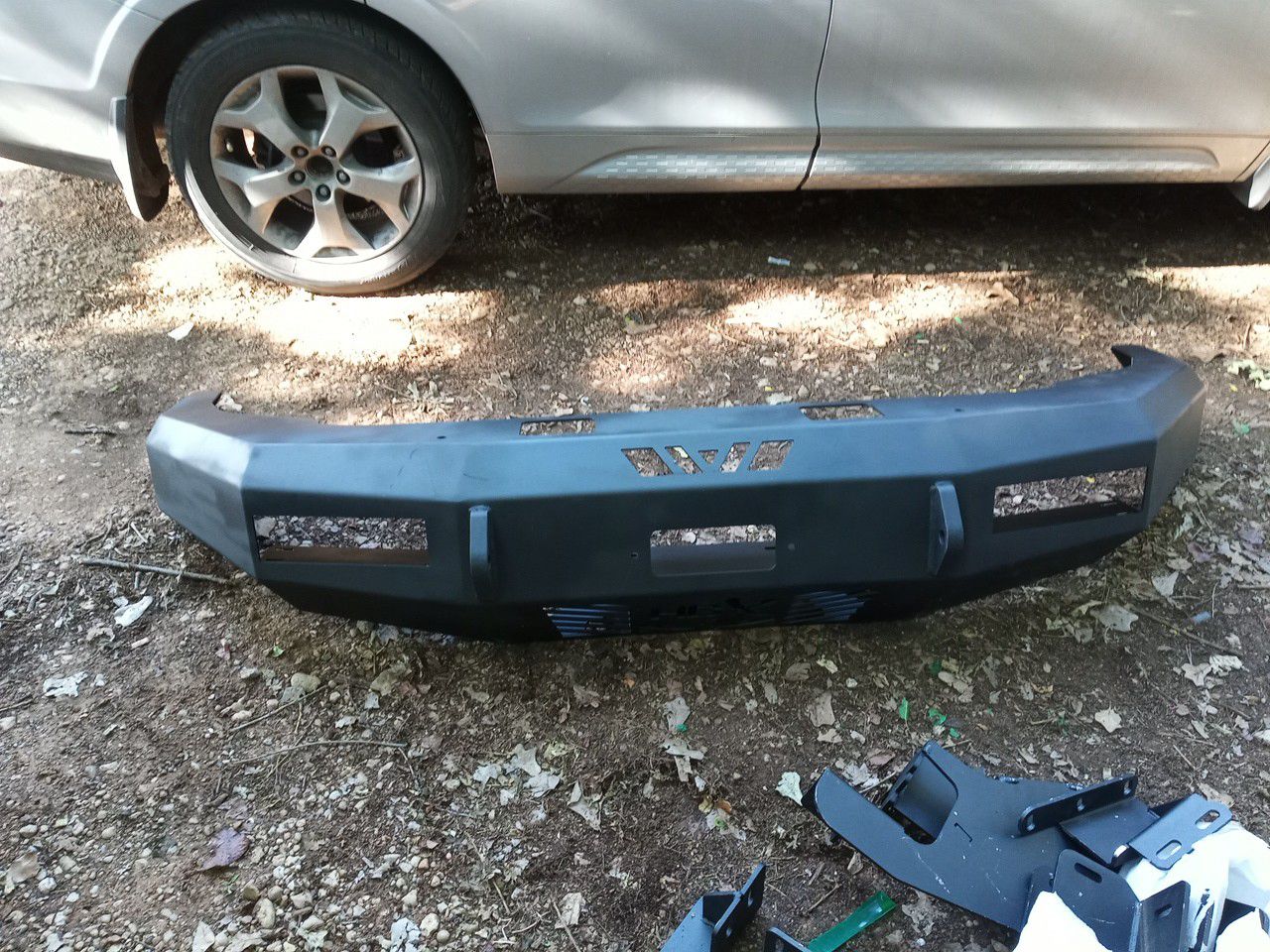Westin heavy duty bumper for a 2010 through 2015 models with winch plate
