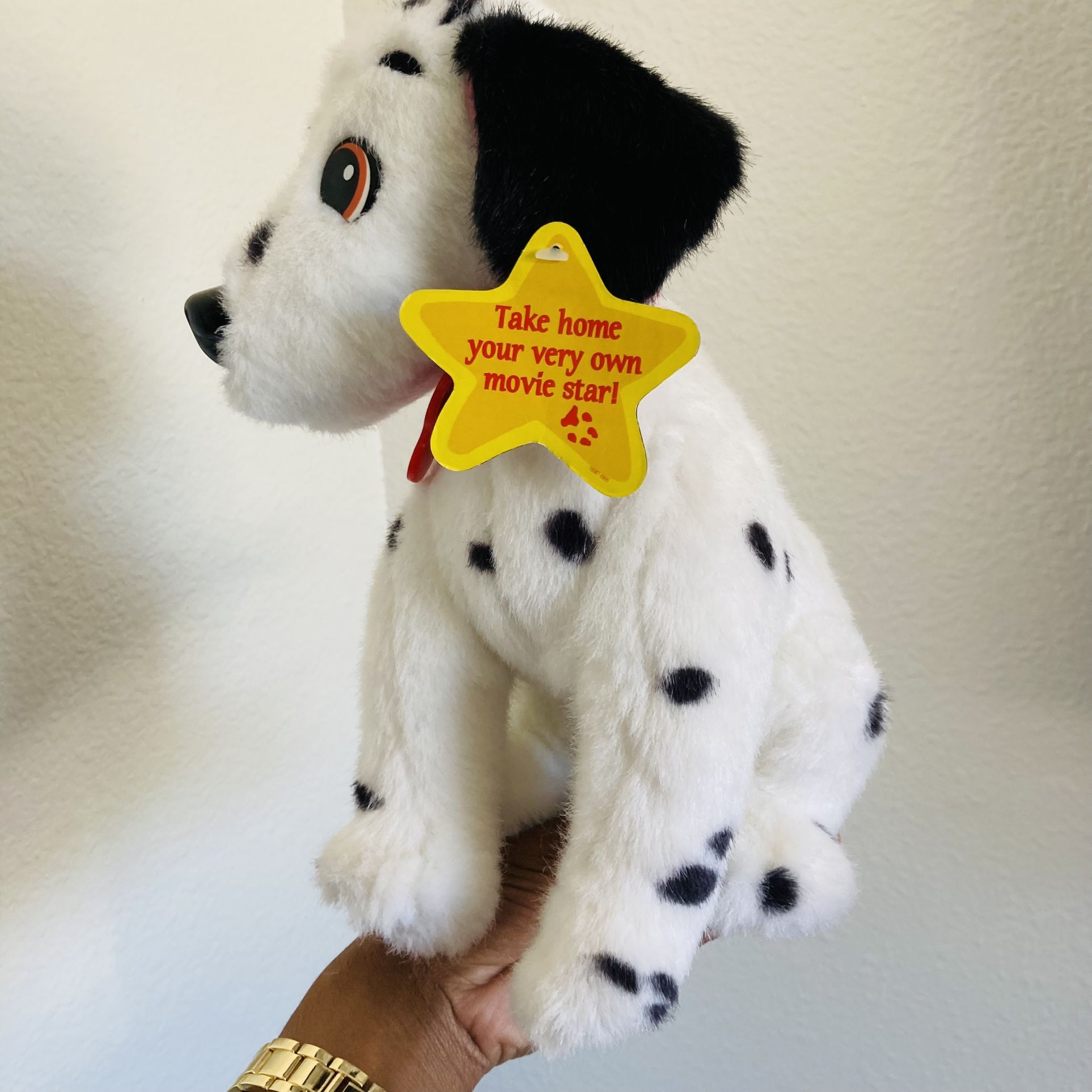 NEW 1996 Vintage Disney Mattel 101 Dalmations Pongo Plush Stuffed Animal Dog